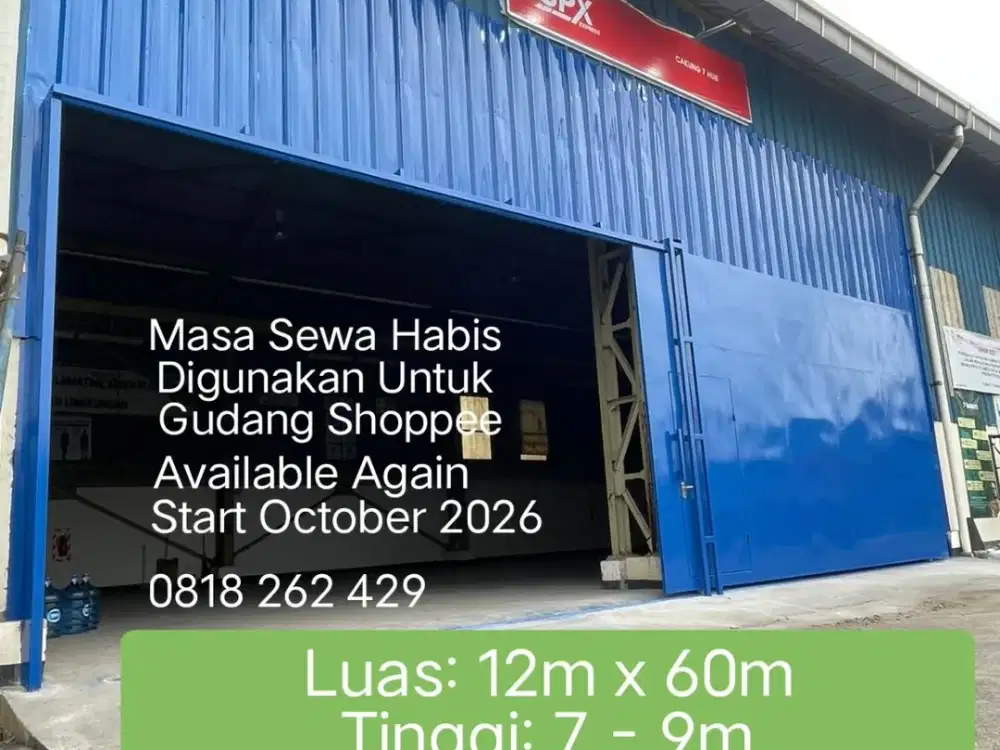 GUDANG DISEWAKAN 720 METER,PEMILIK B.U,CEPAT!!! TIPAR CAKUNGDAERAH INDUSTRI!!! HOT ITEM,PASTI UNTUNG!!!