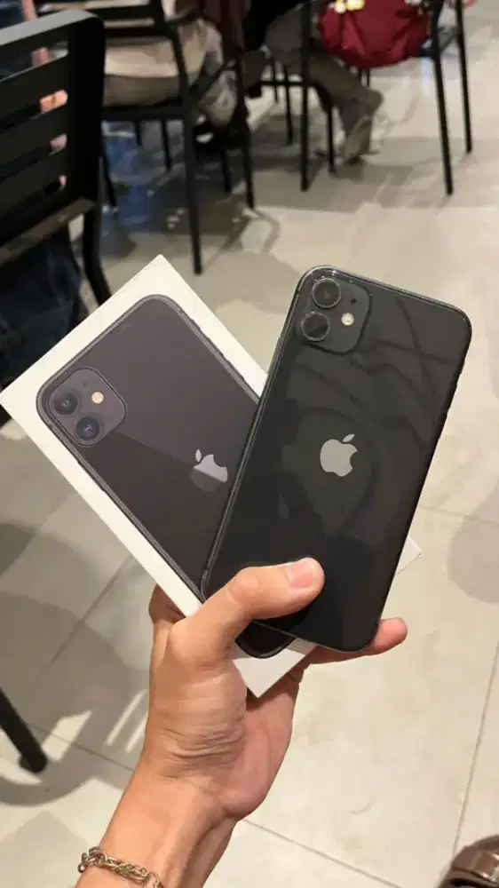 Iphone 11hitam 64gb Ibox resmi