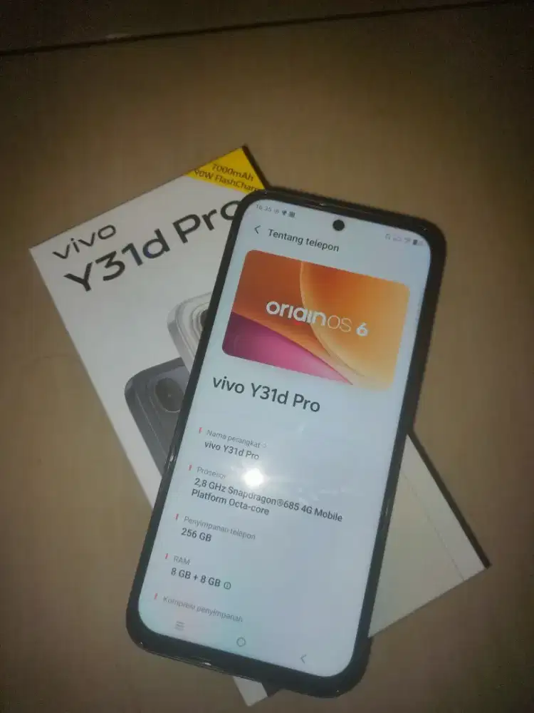 Vivo y31d pro 8/256