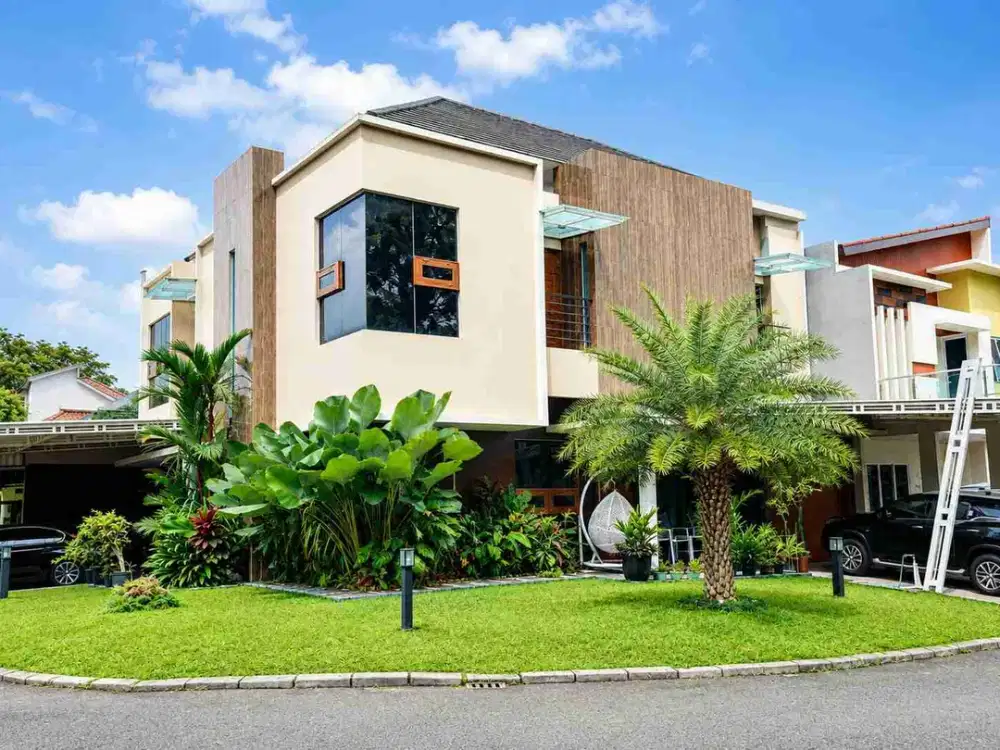 Rumah hook mewah full furnished dijual di cibubur