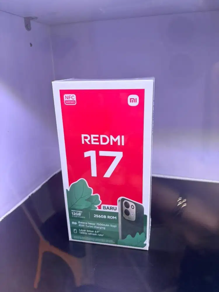 Redmi 17 Ram 6/256gb baru garansi resmi nasional