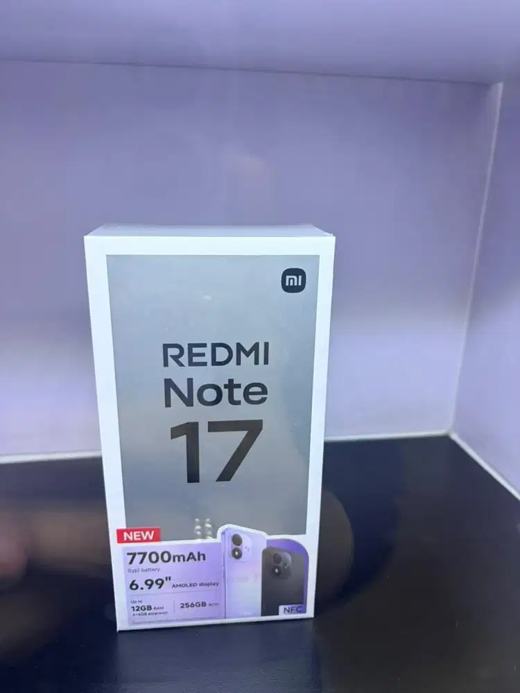 Redmi note 17 Ram 6/256gb baru garansi resmi nasional (30sep)