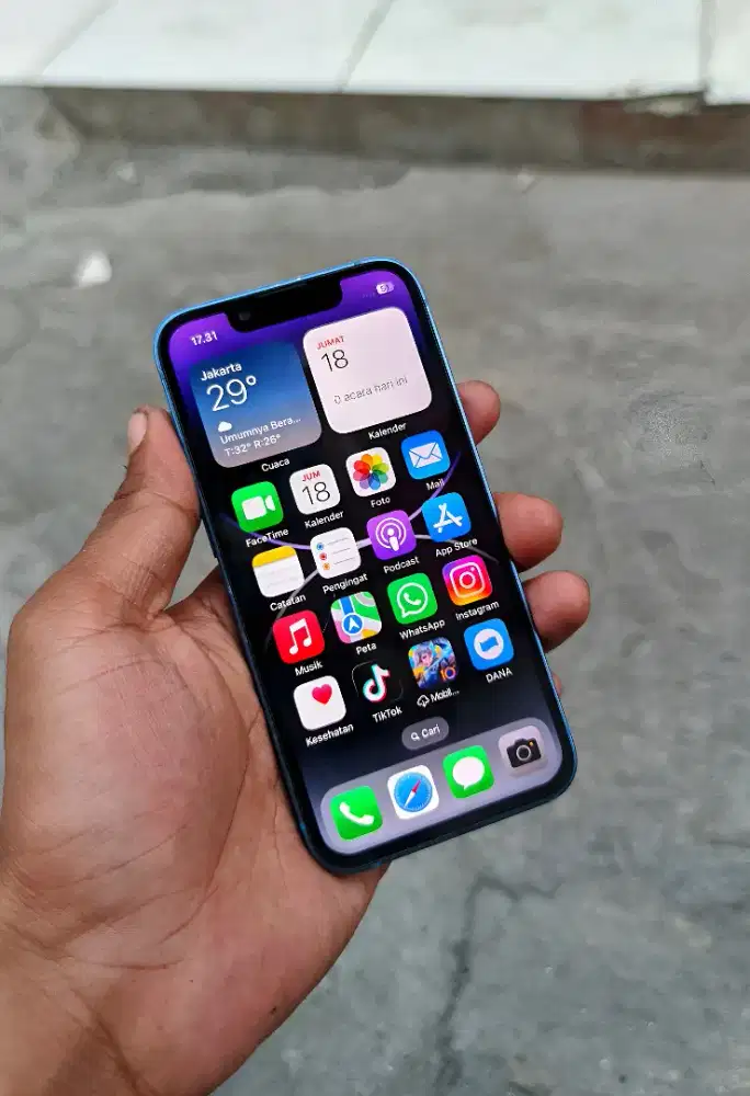 Jual cepat iphone 13 mini 128gb fulset