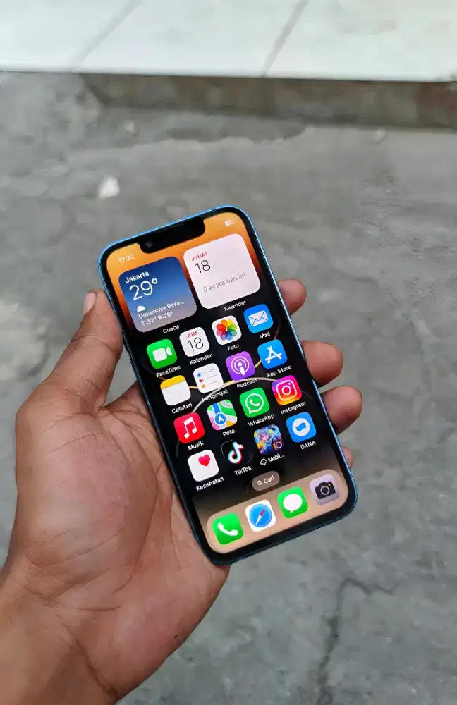 Jual cepat iphone 13 mini 128gb fulset