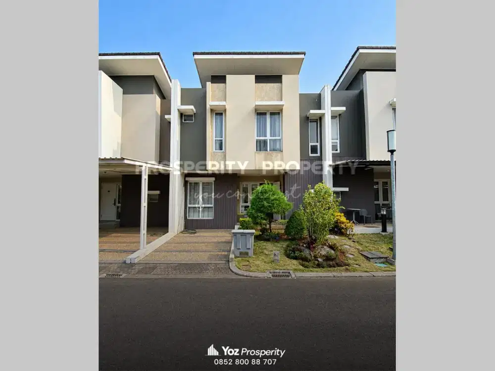 Rumah Termurah di Kelasnya View Danau Full Interior & Furnish di Cluster Rossini Symphonia Summarecon Gading Serpong Tangerang