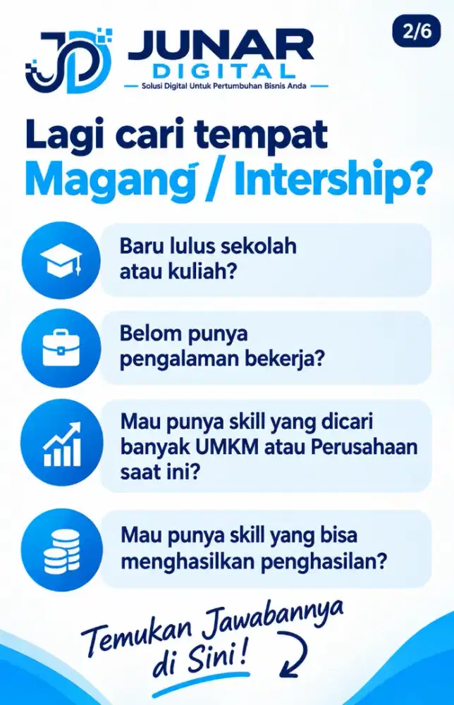 Buka Lowongan Magang / Internship