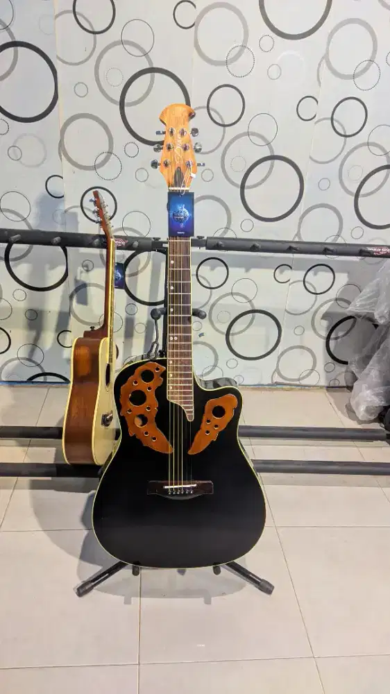 Gitar Akustik Disc Hollow Original High Quality Baru