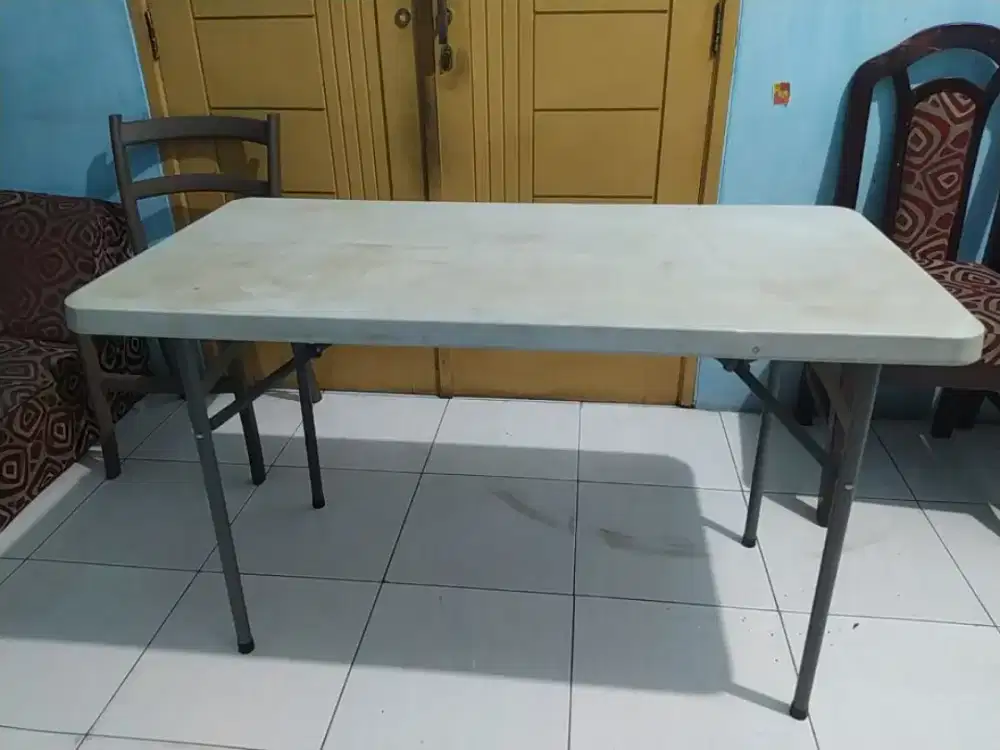 Meja lipat krisbow serba guna bs untuk meja makan kel dan meja jualan