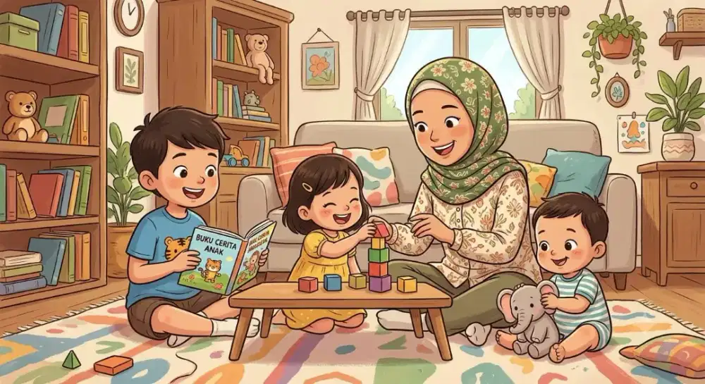 Dibutuhkan pengasuh anak anak (menginap)