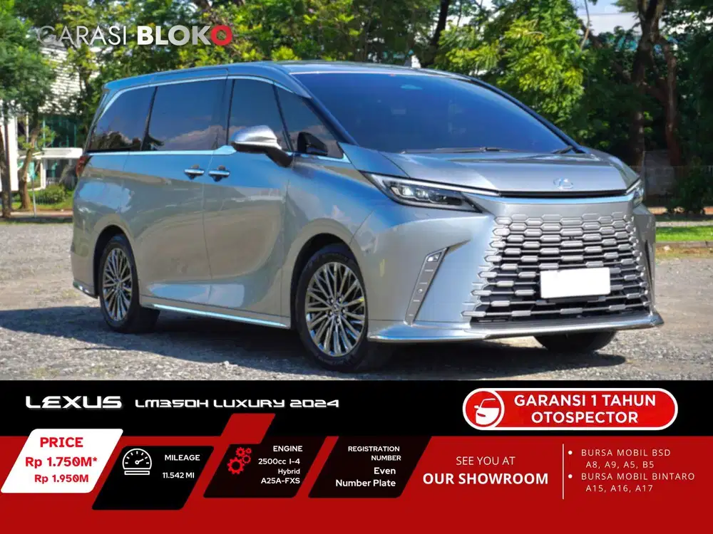 Lexus LM350h Hybrid Luxury A25A-FXS 2024