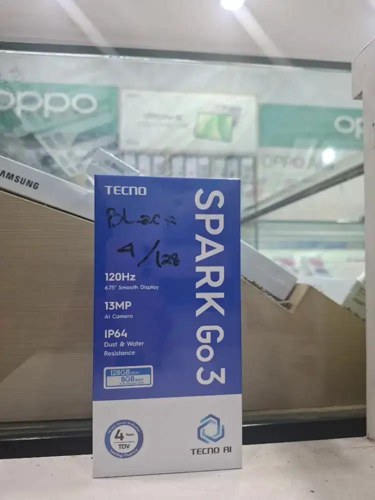TECNO SPARK GO 3 4/128 NEW MURAH GARANSI RESMI