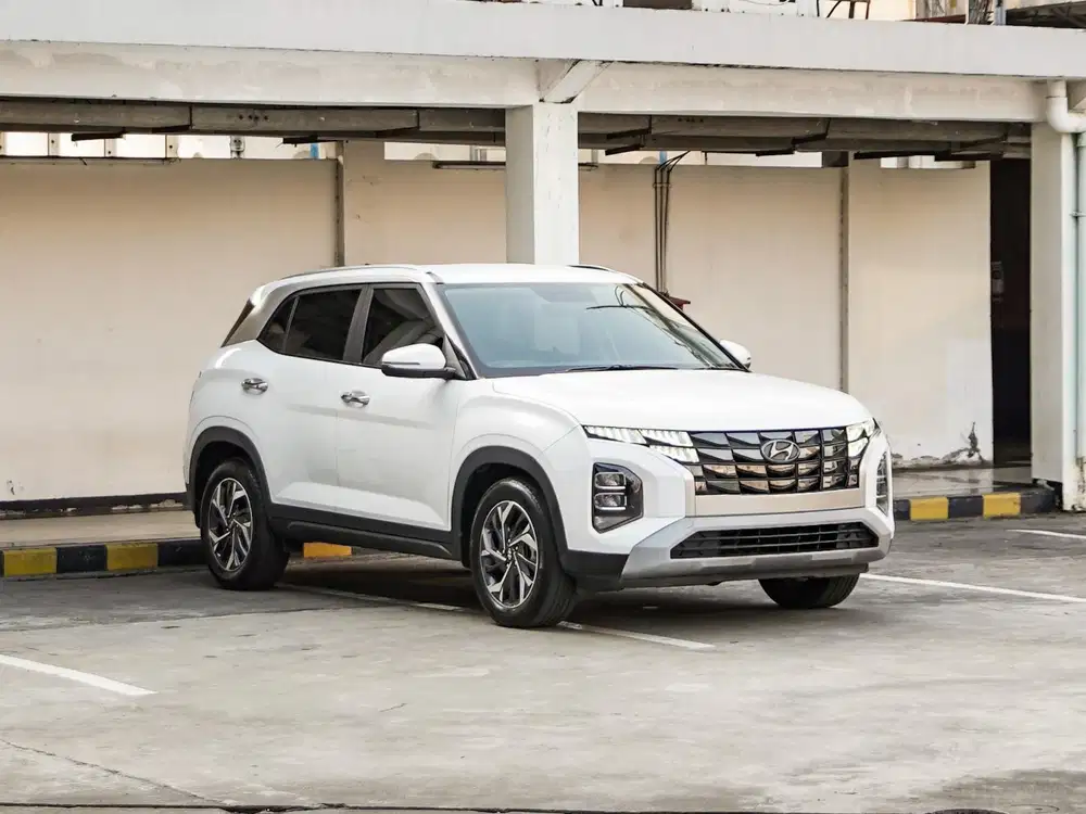 Hyundai Creta Style White On Brown Km Low 27rb Asli Plat Ganjil