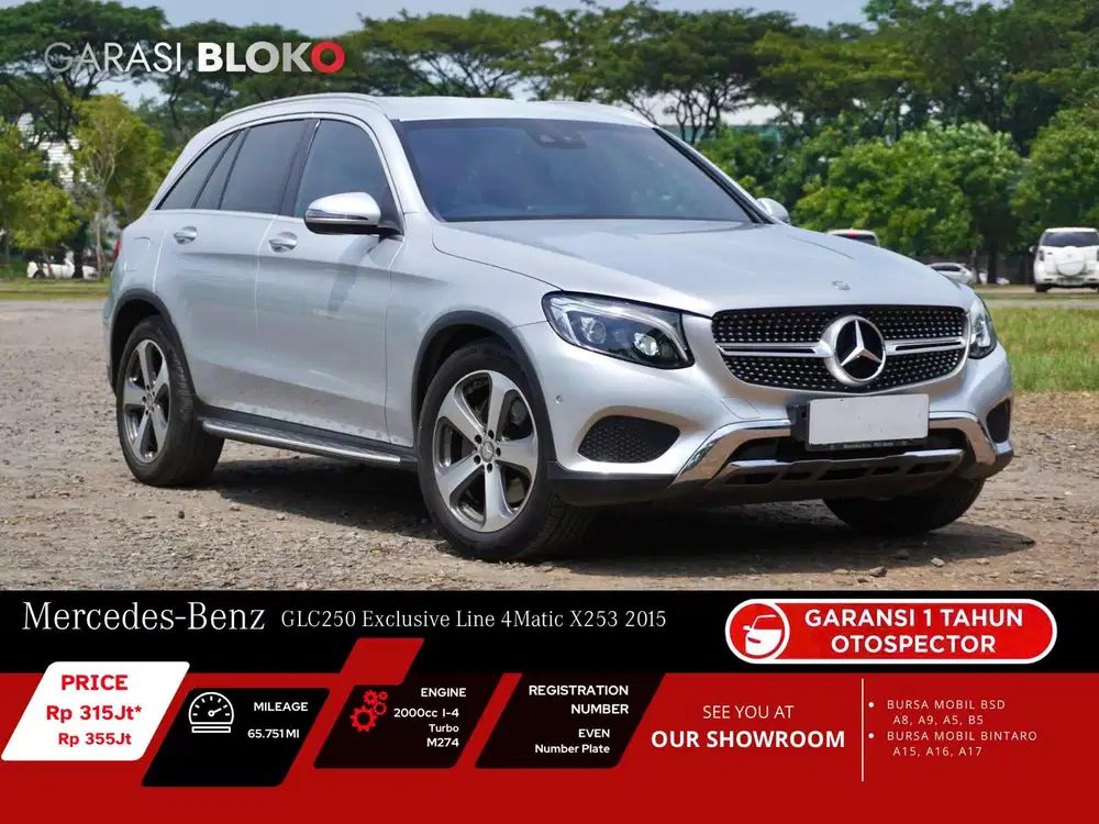 Mercedes Benz GLC250 4MATIC Exclusive Line CBU 2015 / 2016