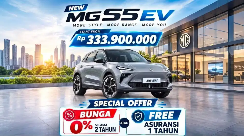 MG S5 EV MAGNIFY DP Mulai Start 10%