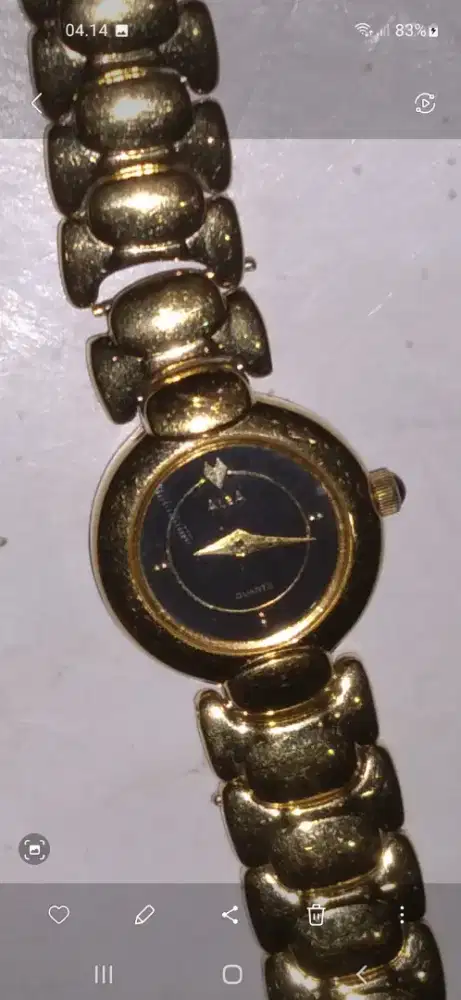 Jam Tangan Wanita Vintage Alba by Seiko Y150-X023 Gold Plated-Original