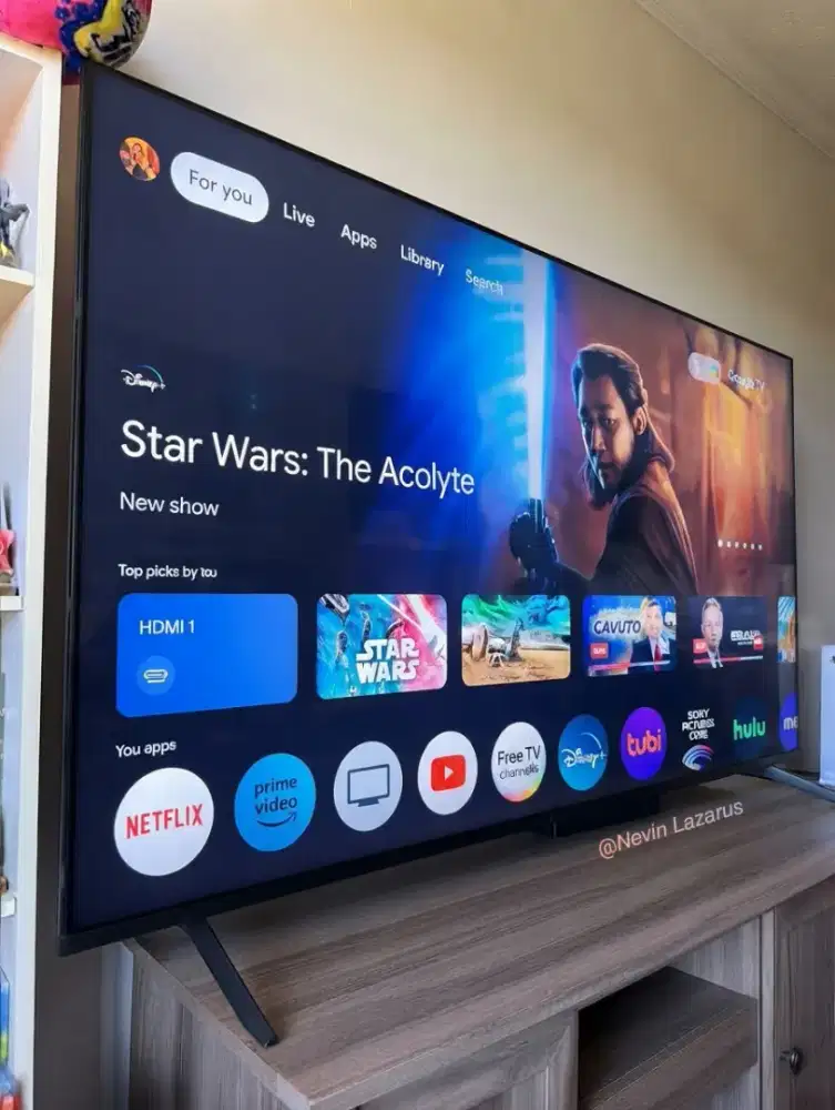 ANDROID SMART TV 32 INC TV PAKAIAN PRIBADI & JARANG DI PAKAI, NO MINUS