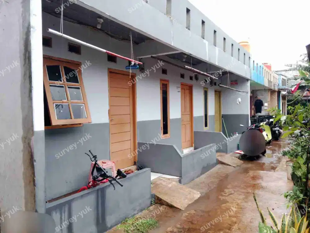 Kontrakan 3 pintu Lt 100 m Akses Motor  jurang mangu barat - pondok aren