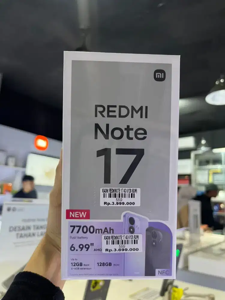 Xiaomi redmi note 17 6/128gb ATLANTIS DAHSYAT