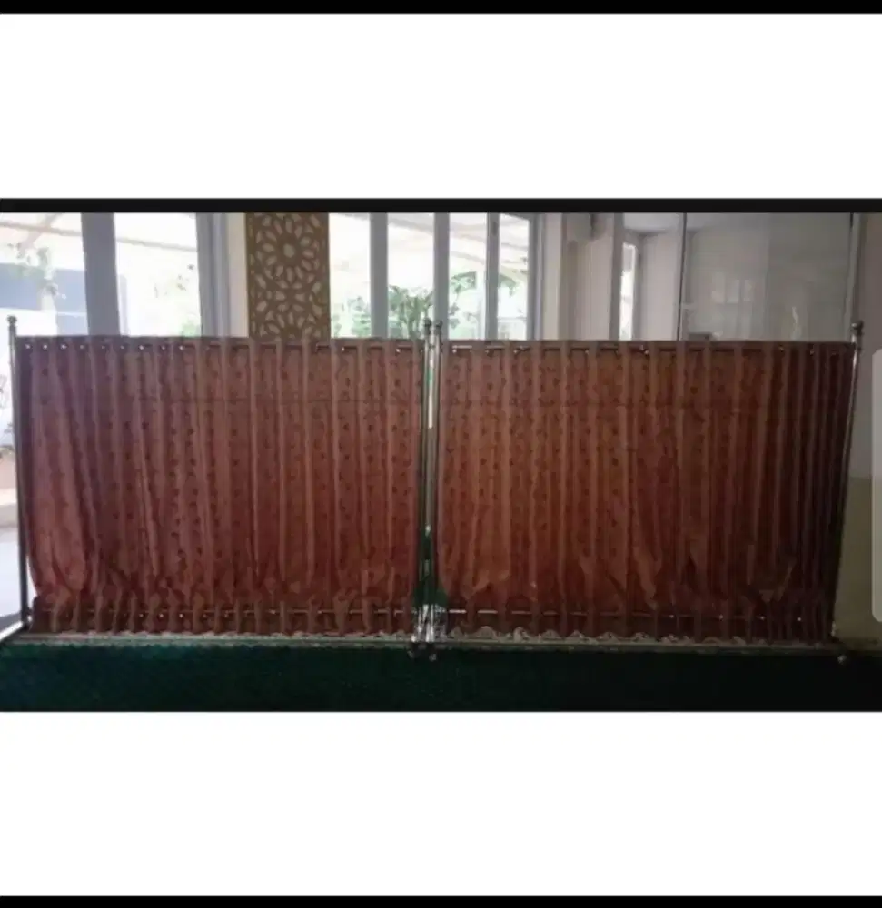 Pembatas Shaff Kain Stainless, Sekat Masjid dan Musholla
