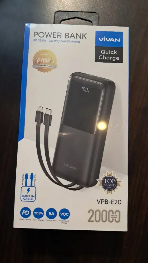 powerbank vivan vpb e20