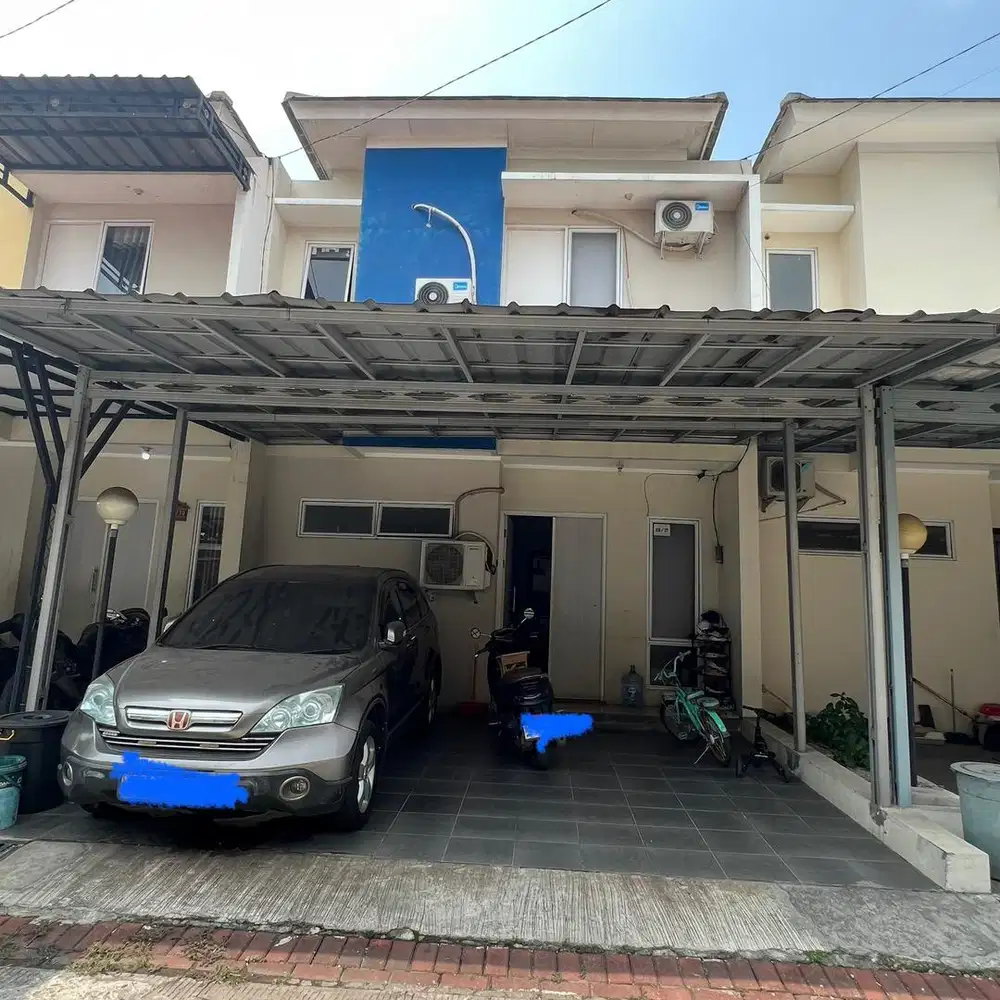 Rumah cluster 2 lantai dimagnolia garden, harga /tahun bs nego
