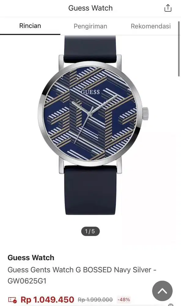 GUESS Watch 100% Original Jam Tangan Unisex Premium