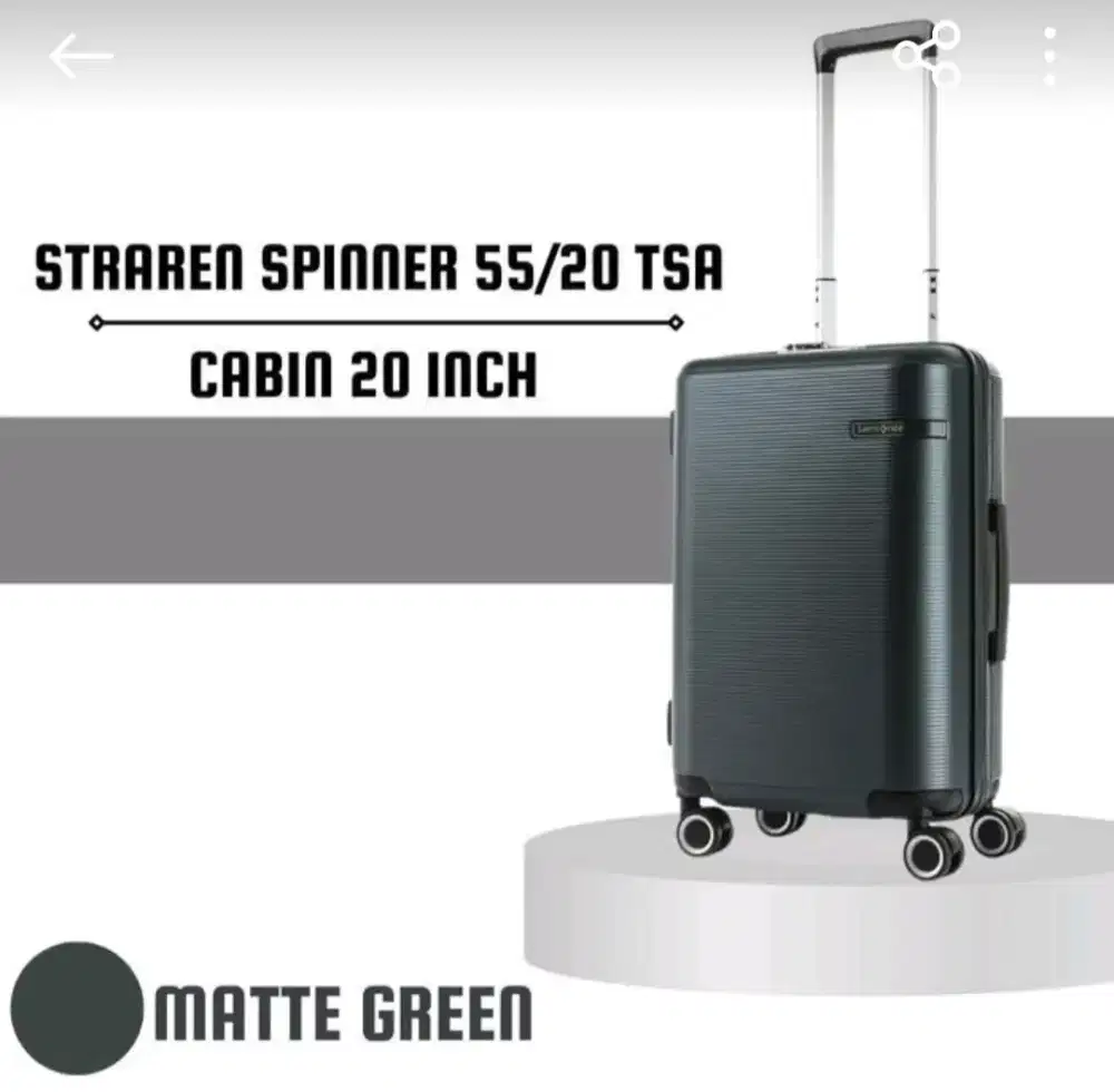 Koper Cabin Samsonite Straren Spinner 55/20