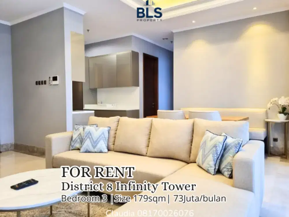 FOR RENT Apartment District 8 Infinity Tower 3BR