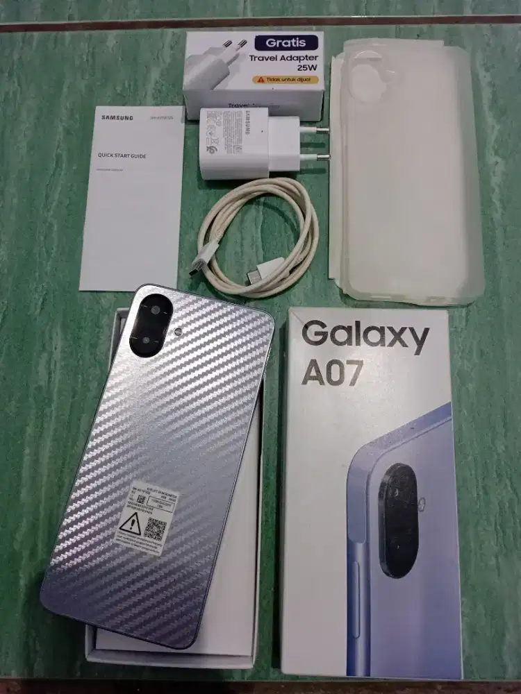 Hp Samsung Galaxy A07 Ram 4+4/64GB Fullset