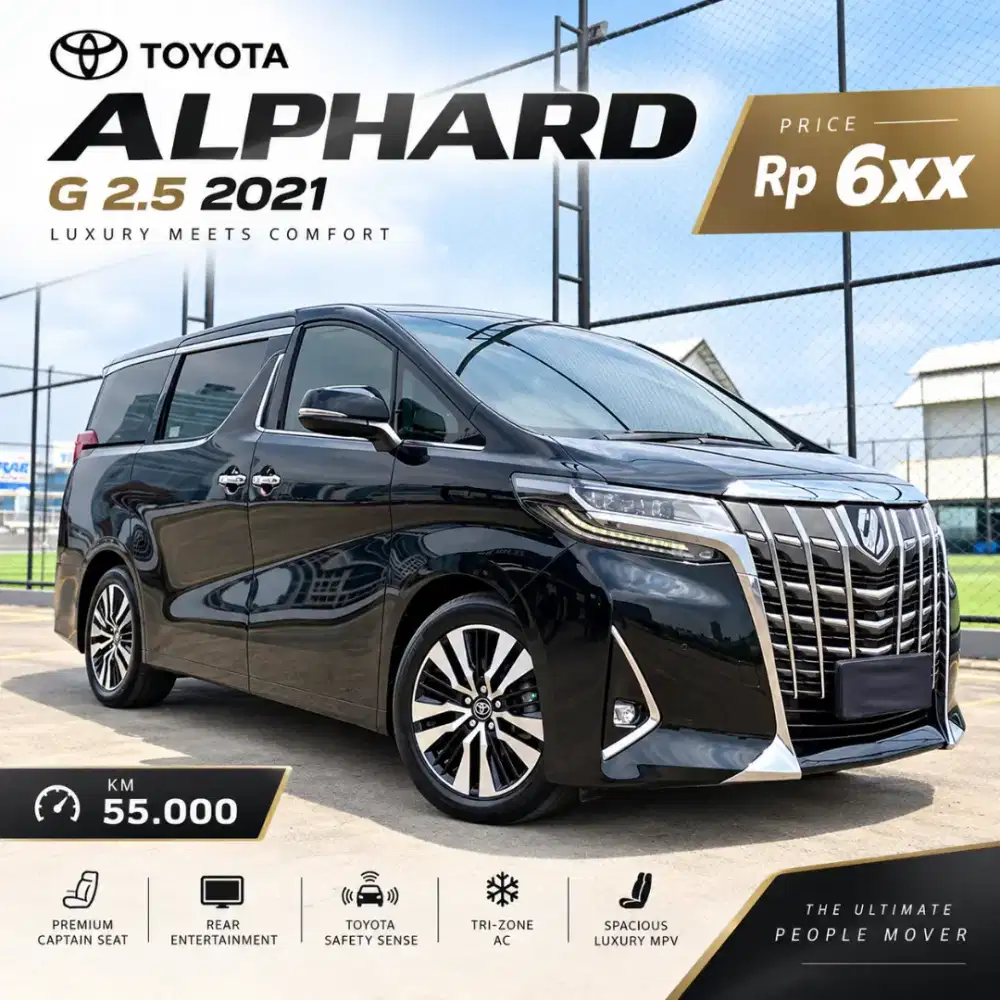 [BEST MPV] TOYOTA ALPHARD G 2.5 2022