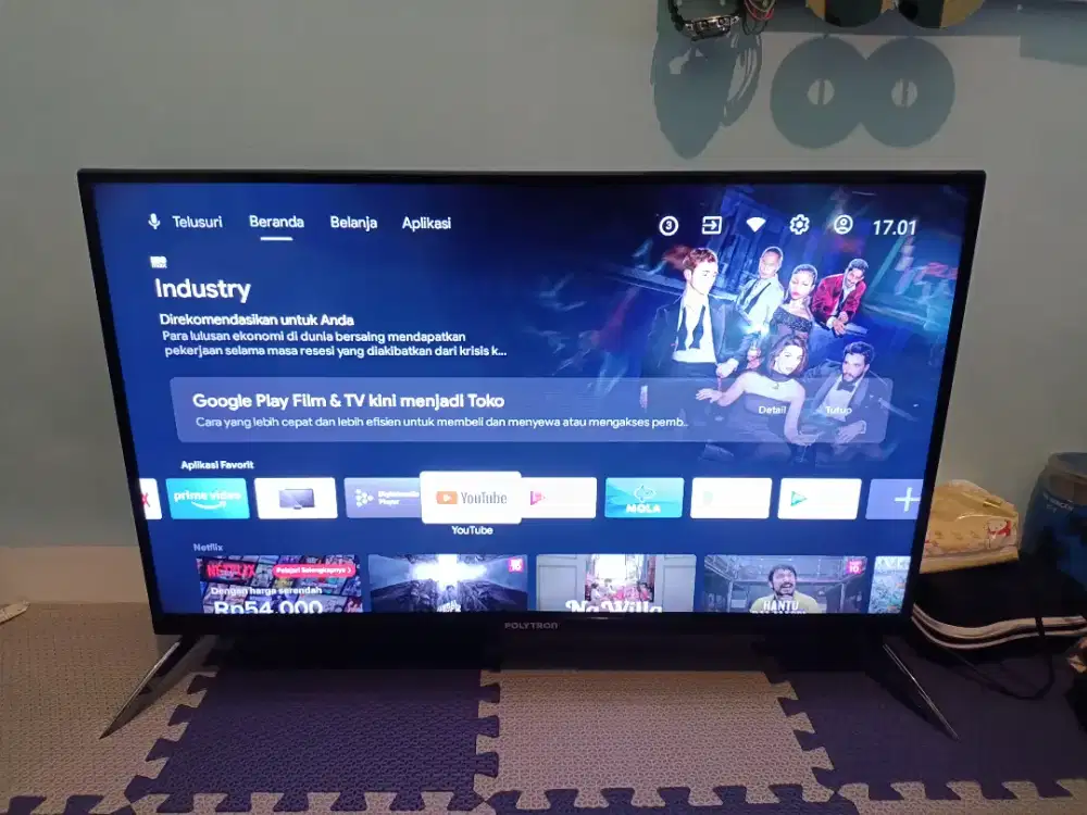 Tv led polytron 32 inch android digital