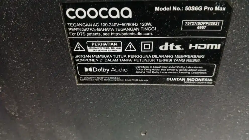 LED Coocaa 50inch 4K