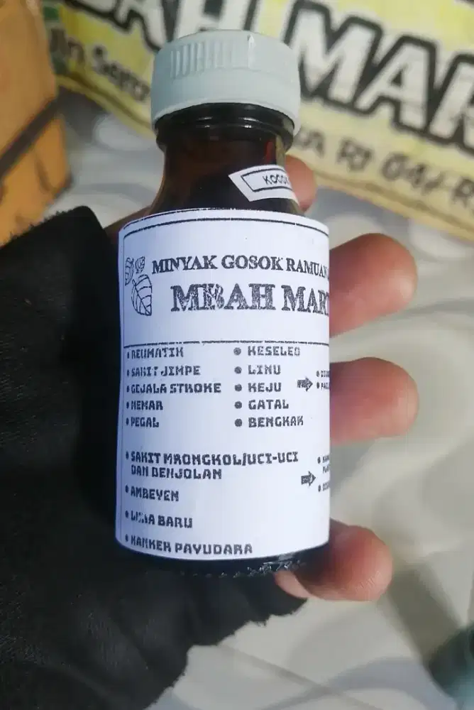 Minyak gosok herbal mbah marto original