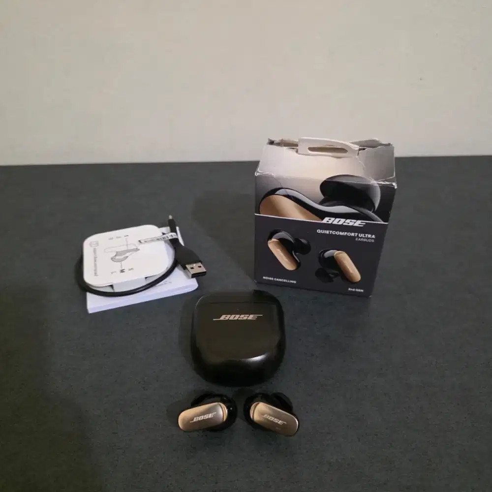 BOSE QC ULTRA GEN 2 ORIGINAL DESSERT GOLD EARBUDS QUIETCOMFORT