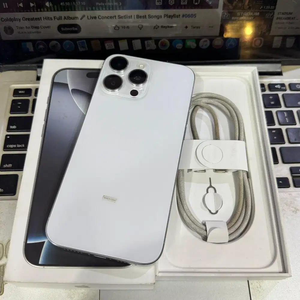 iphone 16 promax 256gb ibox mulus like new set original no minus