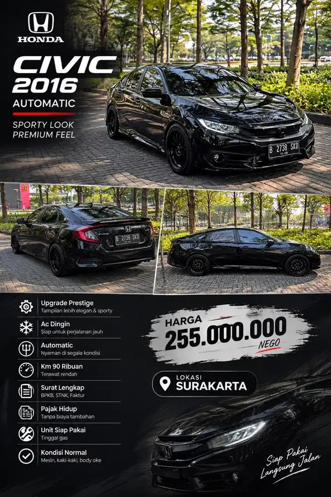 Honda civic turbo 2016