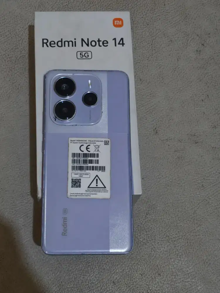 Xiaomi Redmi Note 14 5G NFC RAM 8+8/256GB Paling Murah Ori Lengkap