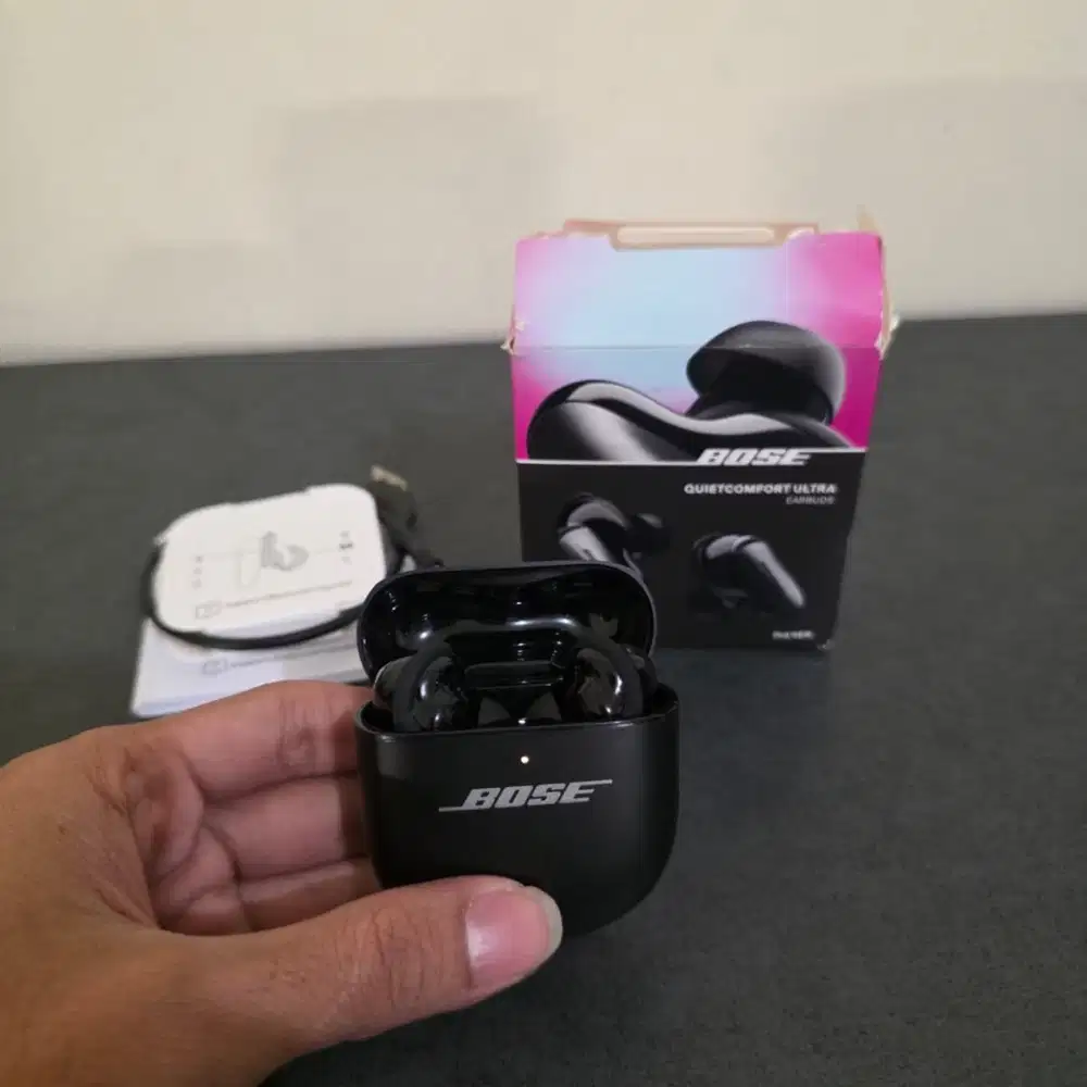 BOSE QC ULTRA GEN 2 ORIGINAL BLACK EARBUDS QUIETCOMFORT ANC