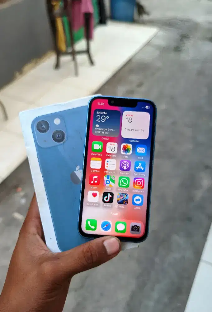 Jual cepat iphone 13 mini 128gb fulset