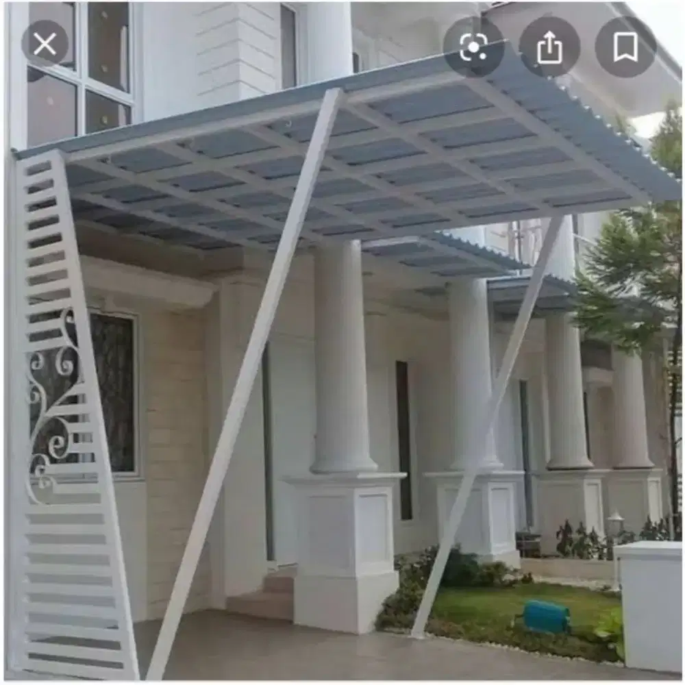 Tukang las kanopi pagar tralis pintu besi dll