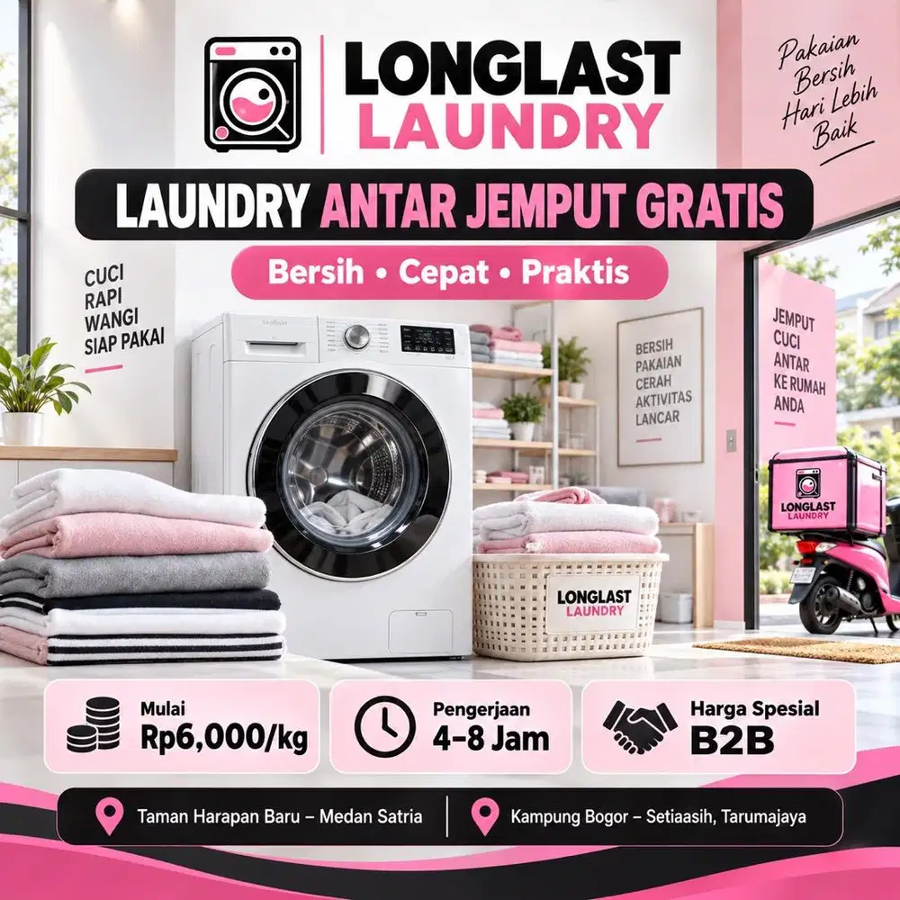 Laundry Antar Jemput Gratis Bekasi – Longlast Laundry