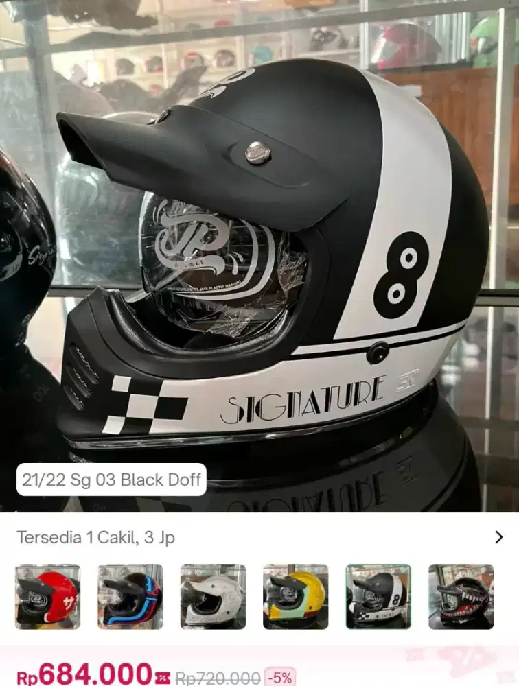 JP signature hitam doff