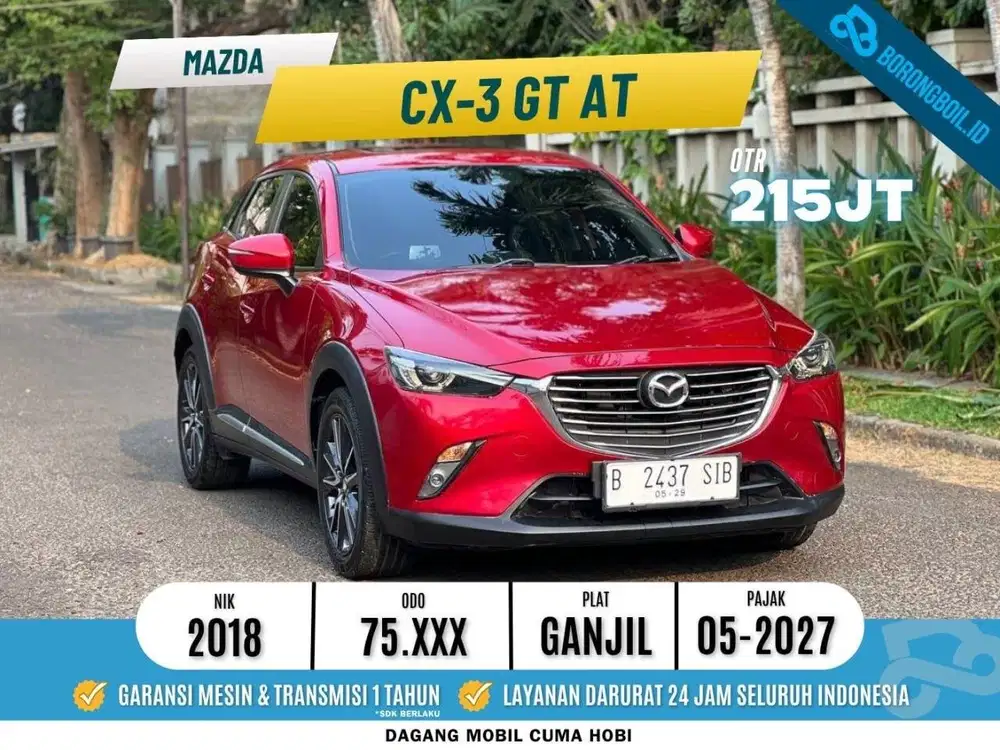 [TANGAN PERTAMA] Mazda CX3 2.0 GT AT 2018 | HRV | CRETA | XFORCE|Omoda