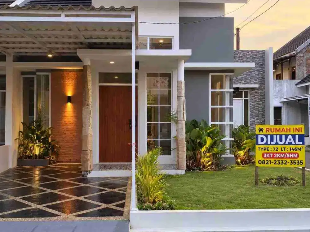 HANYA 1 UNIT RUMAH BARU SEMI FURNISHED SIAP HUNI LOKASI STRATEGIS DEKAT KEMANA-MANA AREA MARGAHAYU RAYA