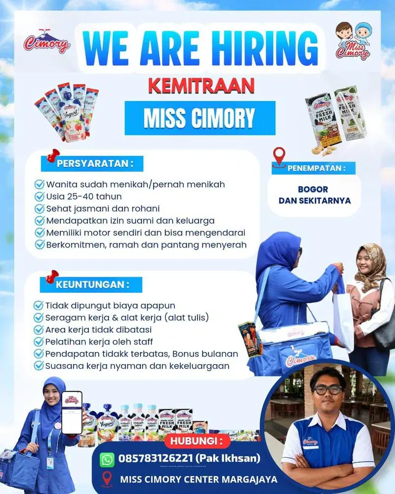 Dibutuhkan ibu ibu rumah tangga