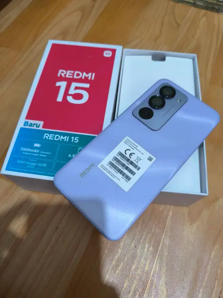 Xiaomi Redmi 15 5G 8/128gb fullset mulus