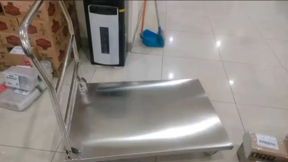 Trolley Troli Barang, Troly Lipat Hand Truck Folding Cart Silent Wheel