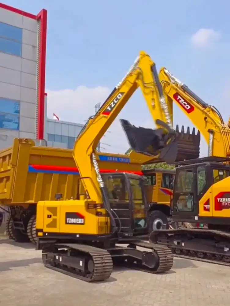 Excavator TZCO model TZ80 kelas 8 ton
