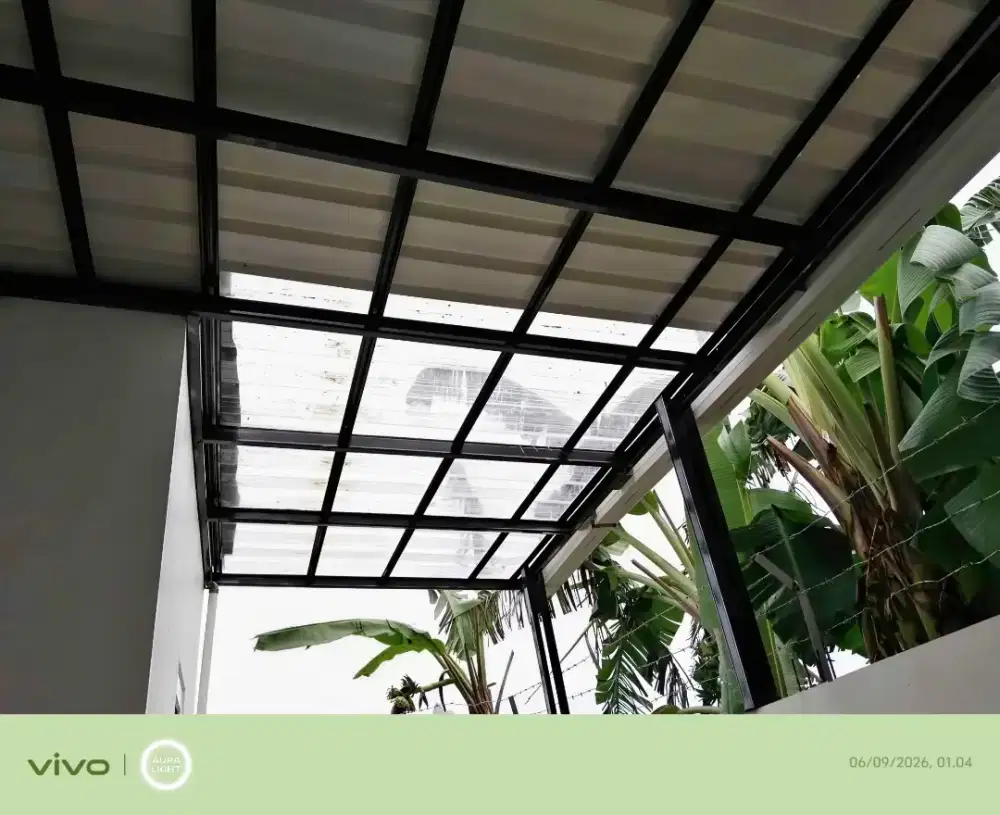Kanopi baja ringan atap dapur