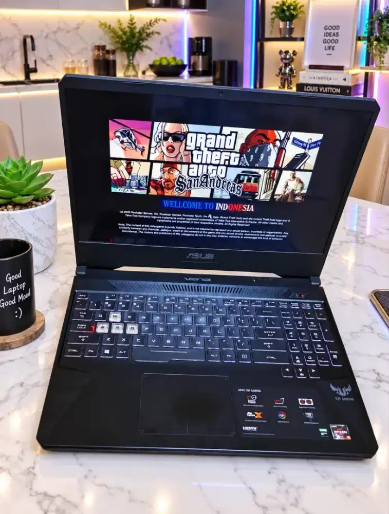 Laptop Asus TUF FX505DD Ryzen 5 VGA Nvidia GTX Siap Gaming